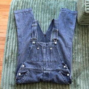 We The Free Women’s Charcoal Distressed Overalls